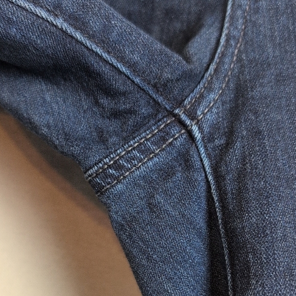 PAIGE Dark Blue Flare Jeans - Picture 10 of 13